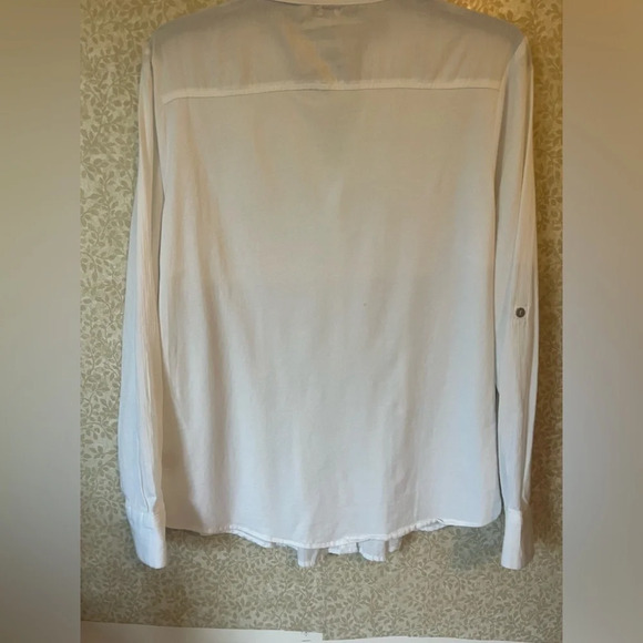 Reba embroidered cut out knit woven tunic small COTTON - Picture 4 of 10